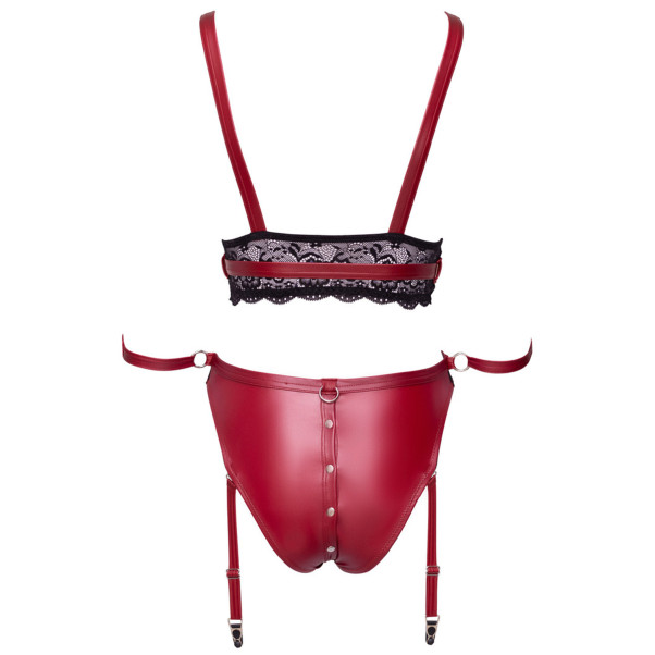 Cottelli Red Bondage BH-Sett Produktbilde 4