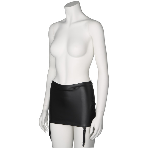 NORTIE Fetish Wetlook Kort Skjørt med Hofteholder Produktbilde 6