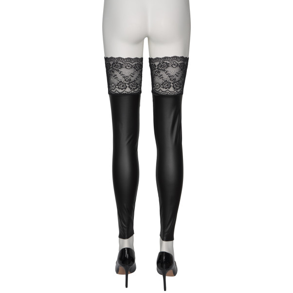 NORTIE Fetish Wetlook Hold-up Strømper Produktbilde 5