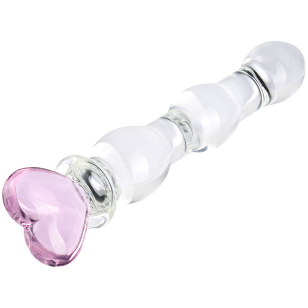 baseks Heart Beaded Glass Dildo Produktbilde 3