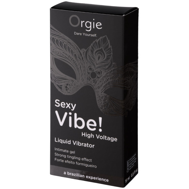 Orgie Sexy Vibe! High Voltage Liquid Vibrator Intimgel 15 ml Emballasjebilde 90