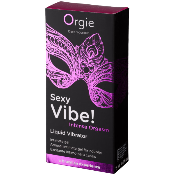 Orgie Sexy Vibe! Intense Orgasm Liquid Vibrator Intimgel 15 ml Emballasjebilde 91