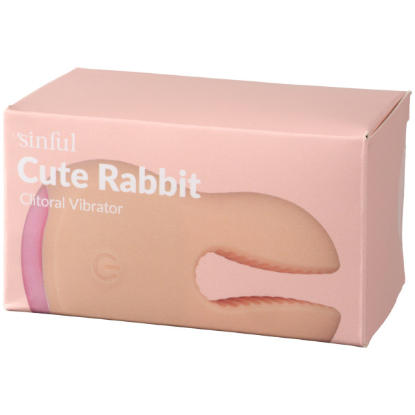 Sinful Cute Rabbit Klitorisvibrator Emballasjebilde 90