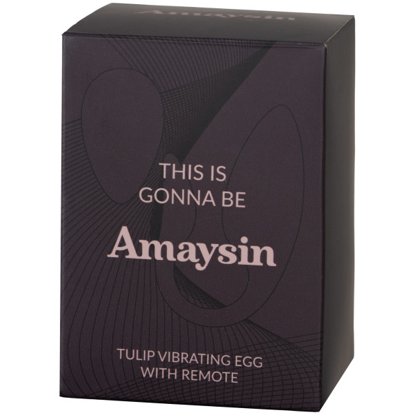 Amaysin Tulip Vibrerende Egg med Fjernkontroll Emballasjebilde 91