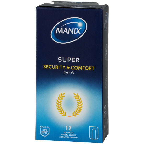 Manix Super Security & Comfort Kondomer 12 stk Emballasjebilde 90