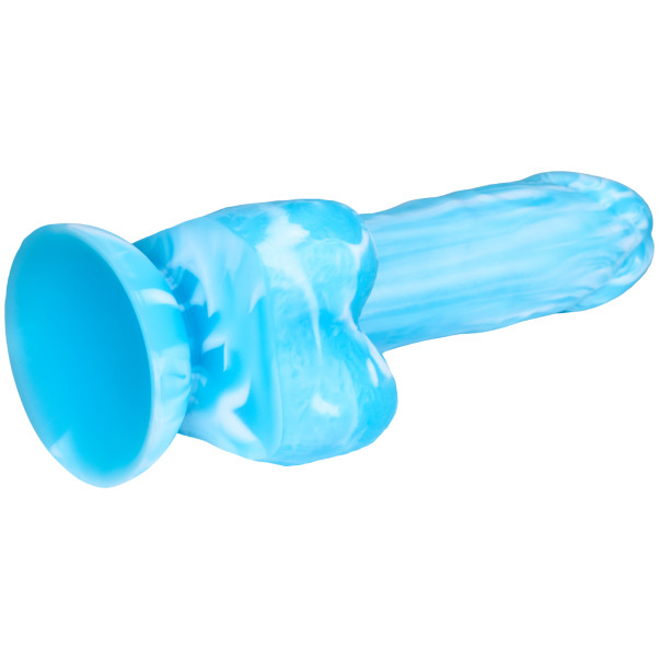 baseks Glow in the Dark Blue Sky Realistisk Dildo 20,5 cm Produktbilde 4