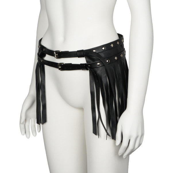 obaie Soft Imitation Leather Skirt Produktbilde 2