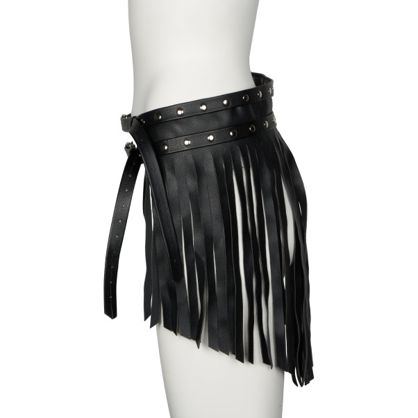 obaie Soft Imitation Leather Skirt Produktbilde 3