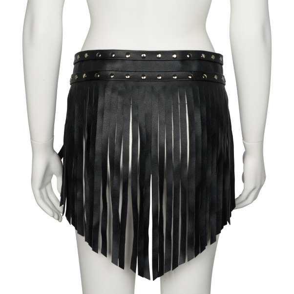 obaie Soft Imitation Leather Skirt Produktbilde 4