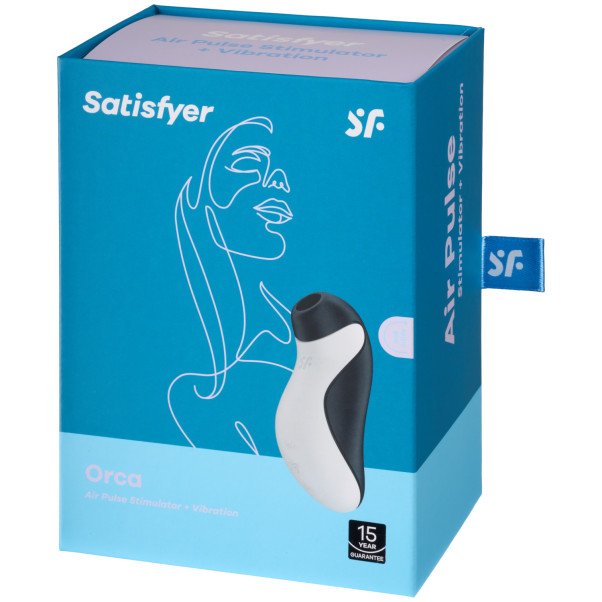Satisfyer Orca Dobbel Lufttrykksvibrator Emballasjebilde 90