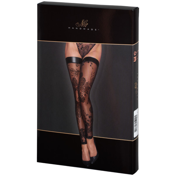 Noir Handmade Blonde Stayups Strømper Emballasjebilde 90