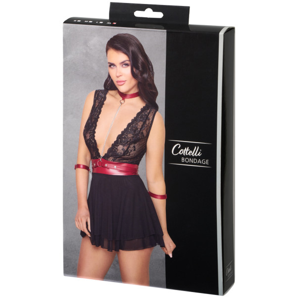 Cottelli Bondage Babydoll med Mansjetter Emballasjebilde 90