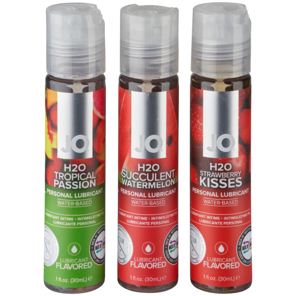 System JO Tri Me Flavoured Vannbasert Glidemiddel Sett 3 x 30 ml Produktbilde 2