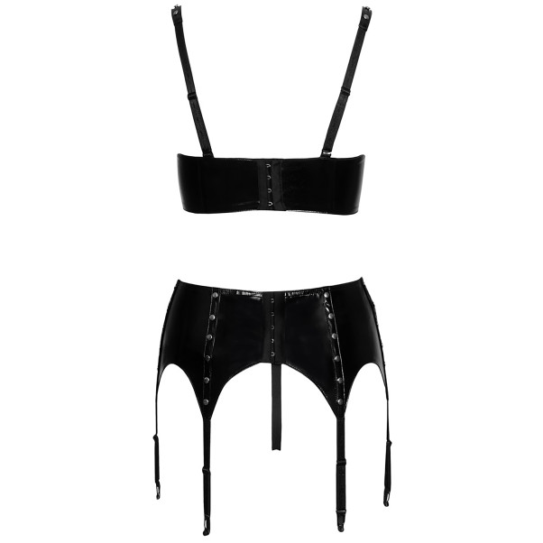 Black Level Open Cup Vinyl BH og Hofteholder Sett Produktbilde 4