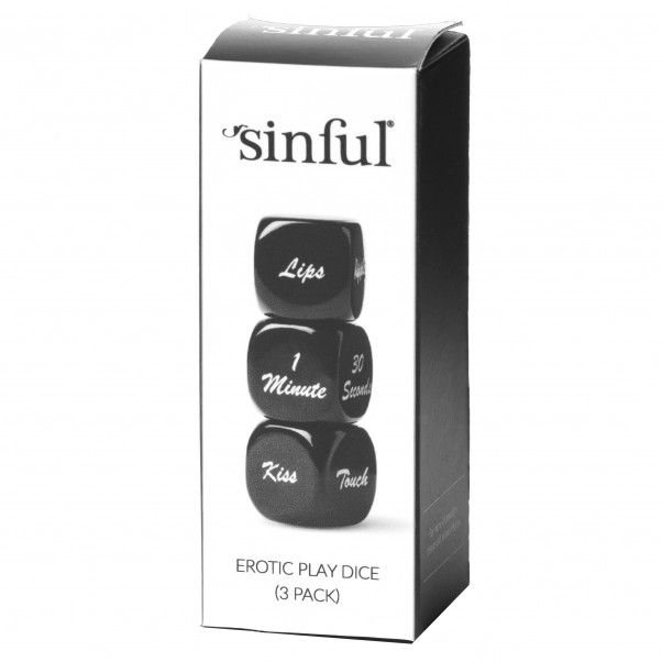 Sinful Erotic Play Terninger 3 stk  3