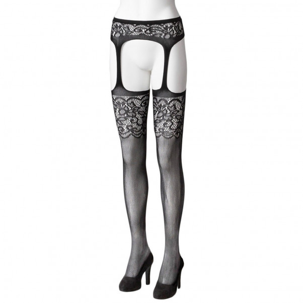 Nortie Sif Bunnløse Strømpebukser med blonder produktbilde 5