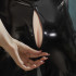 Black Level Lakk Jumpsuit med Glidelås  5