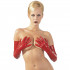 Late X Lange Røde Latexhansker  1