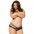 Seven til Midnight Laila Panty åpen truse plus size produkt på modell 1
