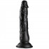 Willie City Realistisk Svart Sugekoppdildo 23 cm  1
