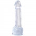King Cock Clear Dildo med Baller 19 cm  2