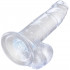 King Cock Clear Dildo med Baller 19 cm  4