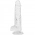 Willie City Classic Realistisk Dildo Gjennomsiktig 19,5 cm  1