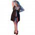 Magic Silk Fly Away Babydoll med Blonder Sett Plus Size  3