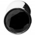 Sinful Black Jewel Stål Analplugg Stor
