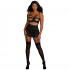 Dreamgirl Strappy Open Cup Bra and Suspender Skirt  1
