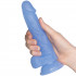 Baseks Jellies Realistic Small Blå Dildo med Sugekopp 20 cm Produktbilde med hånd 50