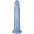 Baseks Glitter Blå Dildo 20,5 cm Produktbilde 2