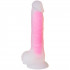 Baseks Glow in the Dark Rosa Dildo 21,5 cm Produktbilde 3