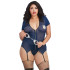 Dreamgirl Lieutenant Lusty Police Costume Plus Size Produktbilde 1