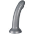 baseks Sparkling Sølv Silikondildo 18 cm Produktbilde 1