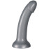 baseks Sparkling Sølv Silikondildo 18 cm Produktbilde 2