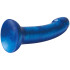 baseks Metallic Blå Silikondildo 18 cm Produktbilde 4