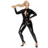 Noir Handmade Latex Catsuit med Glidelås Plus Size Produktbilde 1