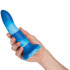 Sinful Business Blue Space Dildo 18 cm Produktbilde med hånd 50