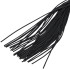 Sex & Mischief Noir Whip Falsk Skinn Flogger 45,5 cm Produktbilde 2