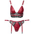 Cottelli Red Bondage BH-Sett Produktbilde 3