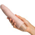 Willie City Luxe Realistisk Multispeed Dildovibrator 22,5 cm Produktbilde med hånd 50
