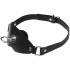 Black Label Super Leather Ball Gag med O-Ring Produktbilde 1