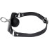 Black Label Super Leather Ball Gag med O-Ring Produktbilde 3