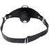 Black Label Super Leather Ball Gag med O-Ring Produktbilde 4