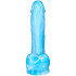 baseks Glow in the Dark Blue Sky Realistisk Dildo 20,5 cm Produktbilde 2