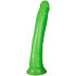 Realrock Glow in the Dark Slim Dildo med Sugekopp 23 cm Produktbilde 1