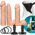 Vac-U-Lock Dual Density Strap-On Ultraskyn Sett  1