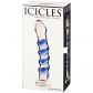 Icicles No 5 Blå Dildo i glass bilde av emballasje 90