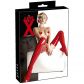 Late X Lange Røde Strømper i Latex  10